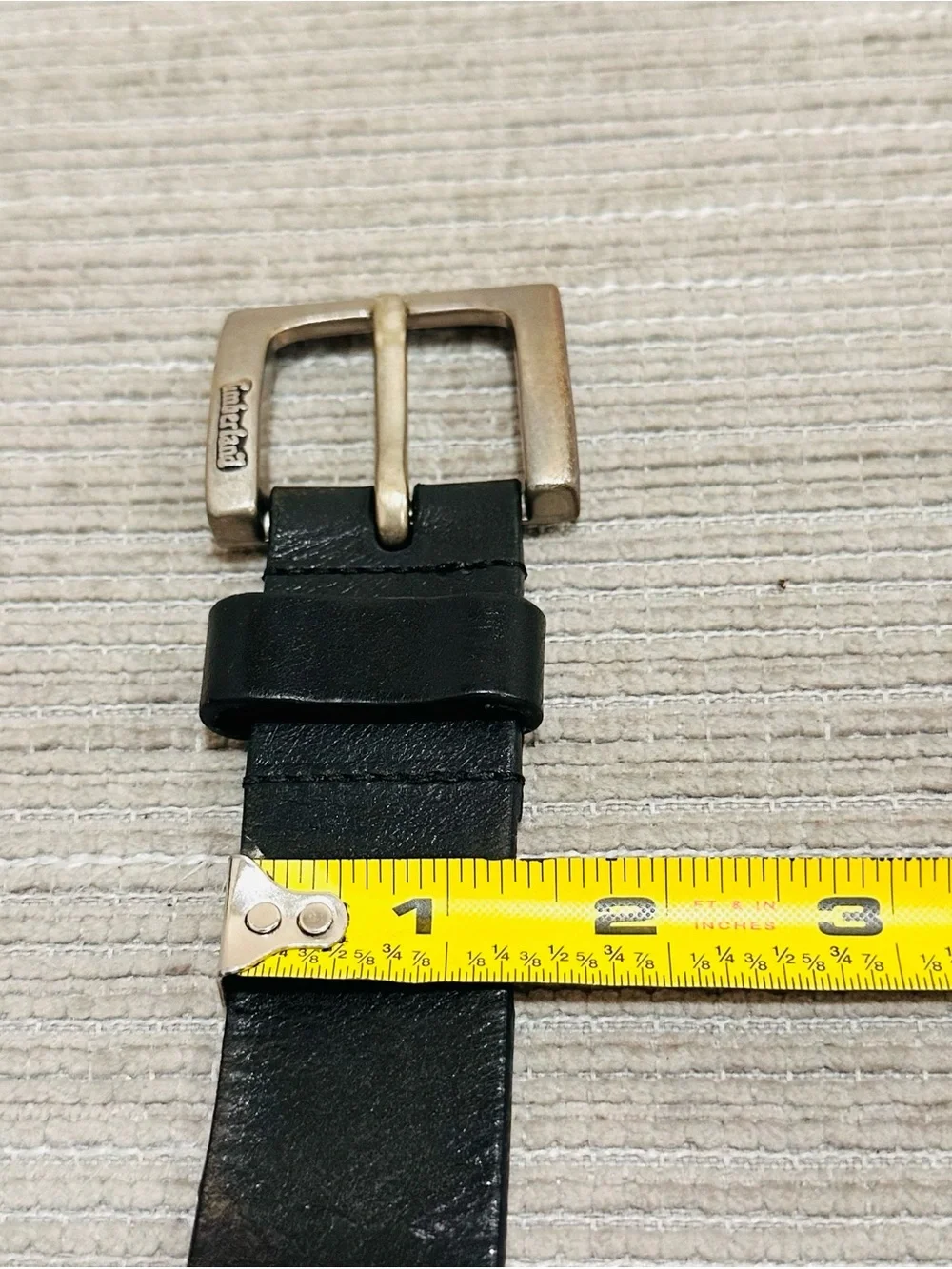 Timberland Men's Classic Leather Belt Brown Size 36 / 90 Genuine Leather Casual